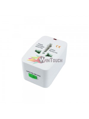 ΠΟΛΥΜΕΤΑΤΡΟΠΕΑΣ ΤΑΞΙΔΙΟΥ ΜΕ USB EU,UK,US, AU PLUG 220V, Universal, Λευκό - 17109 Αξεσουάρ ΠΟΛΥΜΕΤΑΤΡΟΠΕΑΣ ΤΑΞΙΔΙΟΥ ΜΕ USB EU,UK,US, AU PLUG 220V, Universal, Λευκό - 17109 Αξεσουάρ